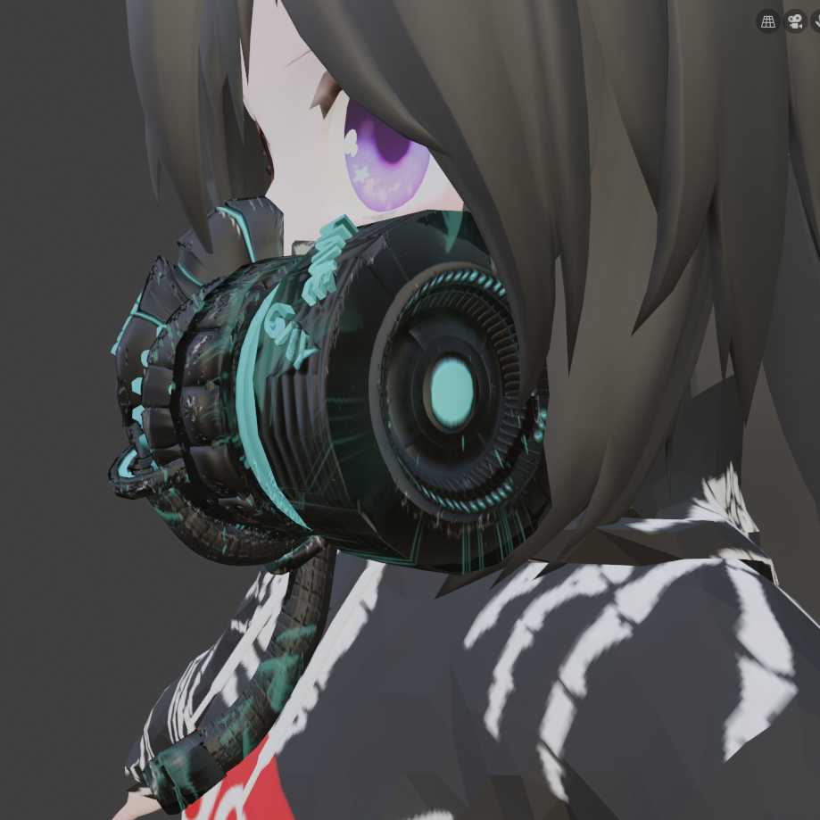 weebshavegay Futuristic neon mask
