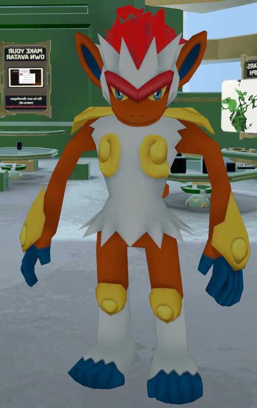 Infernape Model - Cubed Shader Required