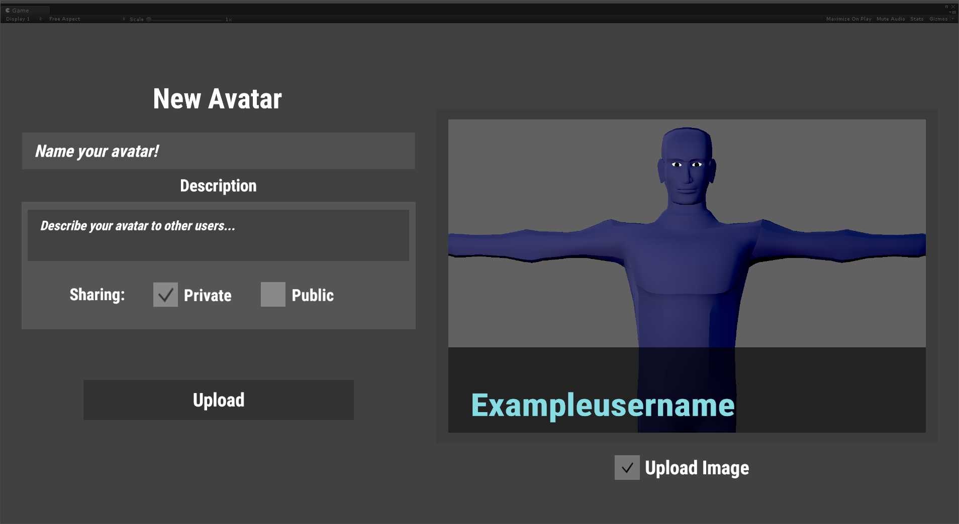 Better Avatar Upload Menu Dark Theme