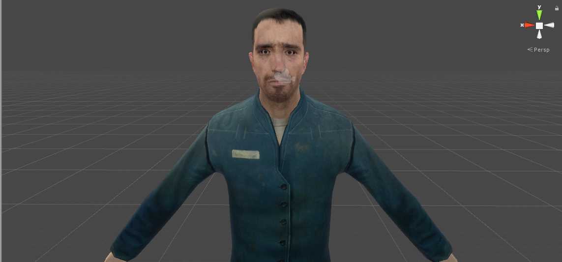 Male Citizen 07 Mike (With Template for Mix and Match)