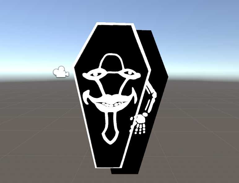 laughing coffin logo