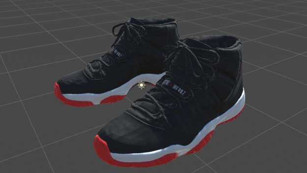 Air Jordan 11 Black/Red "Bred" (High Quality model)
