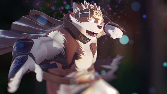 Horkeukamui, (Dynamics, eye tracking, lipsync, emotes)