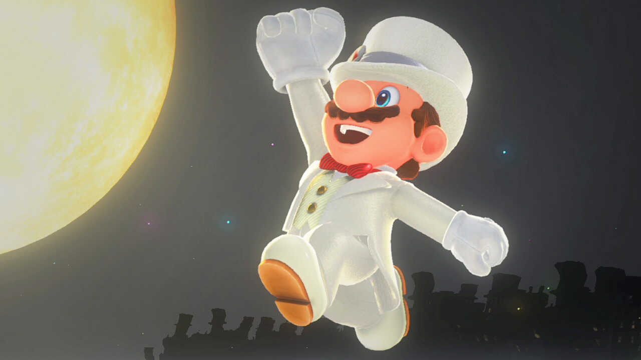 Mario White Tux (Eye Tracking, Visemes)