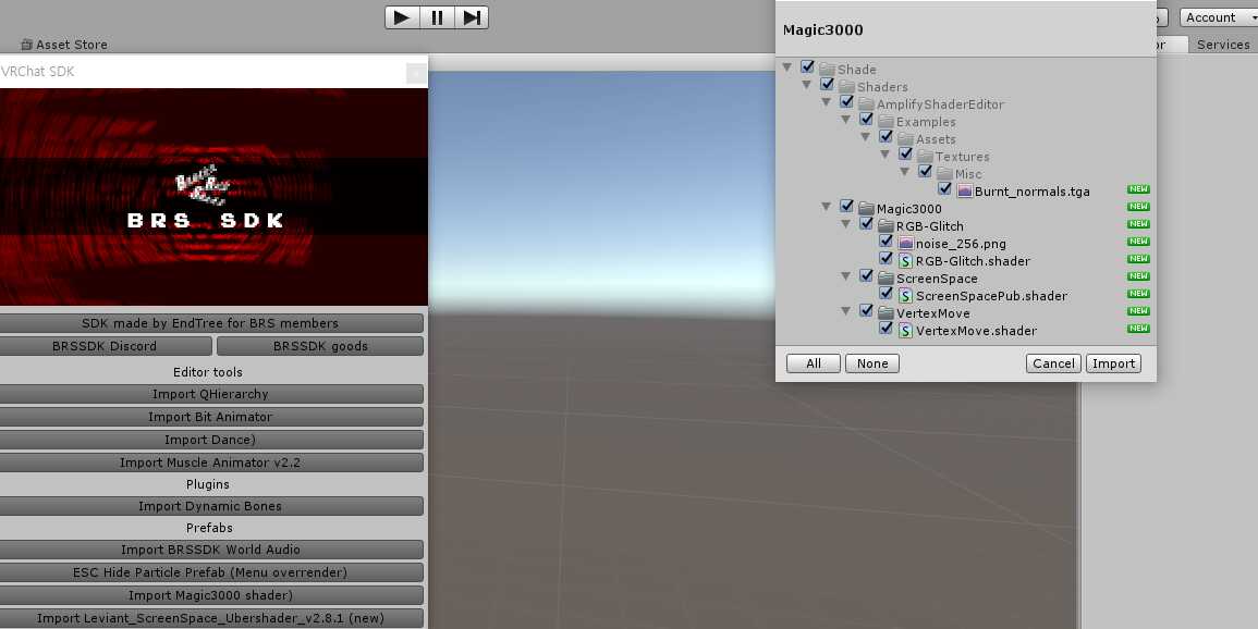 BRS SDK v1(ONSP,SOME SHADER CAN USE!)
