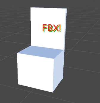 VRCSDK Chair prefab but its FBX model