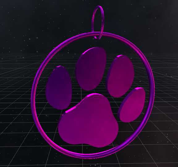 Paw Pendant (updated fix)