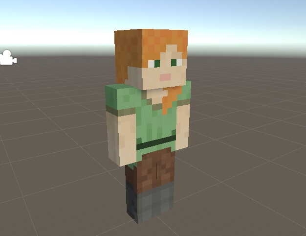 Faithful Minecraft Alex (generic rig)
