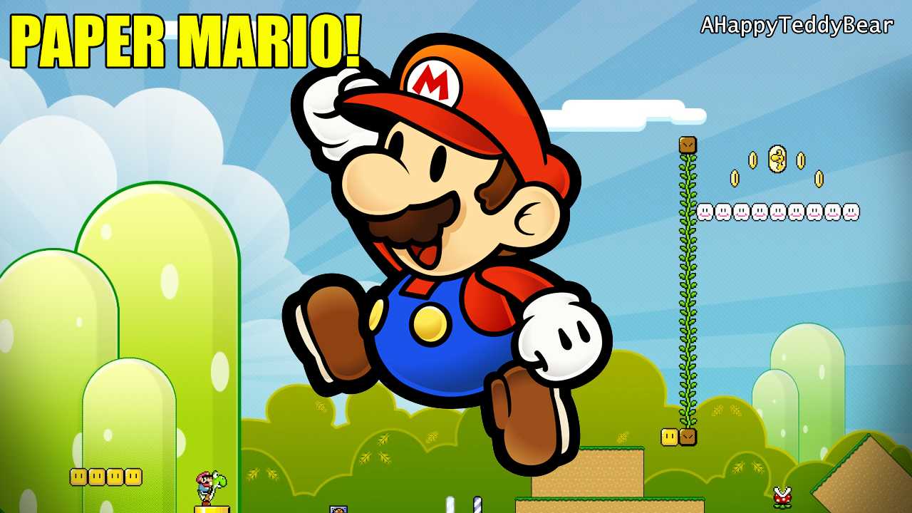 Paper Mario (Paper Mario video game series) High Poly