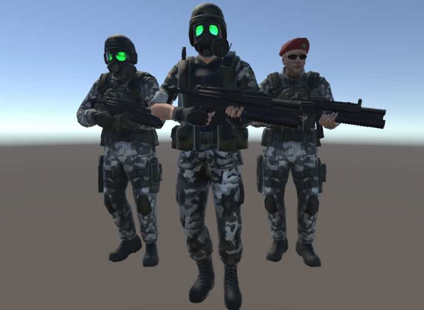 Black Mesa HECU Marines Avatar Pack V2