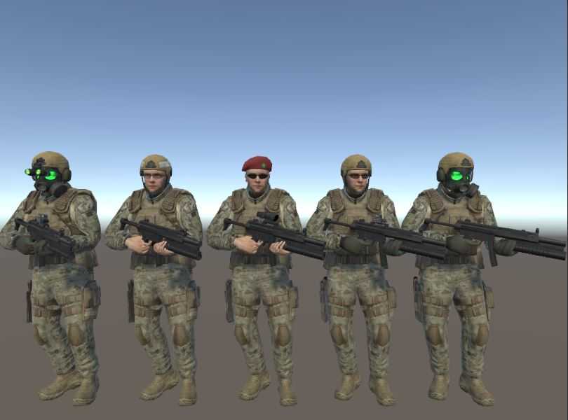 Black Mesa HECU Desert Camo Avatar Pack