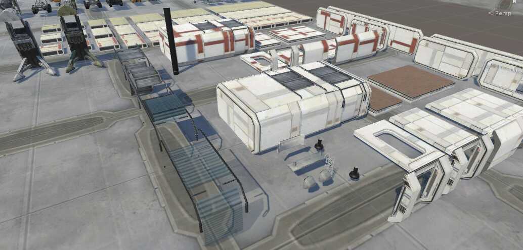 Mass Effect Colony Prefab Building Kit (MEVR)