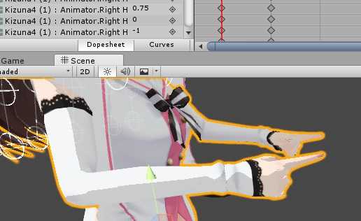Default gesture poses for animation overrides (fix, not a model)