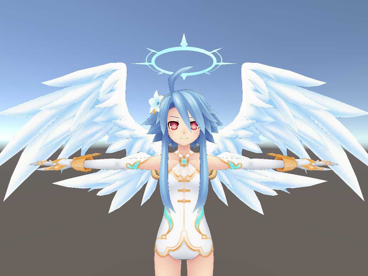 Angel White Heart