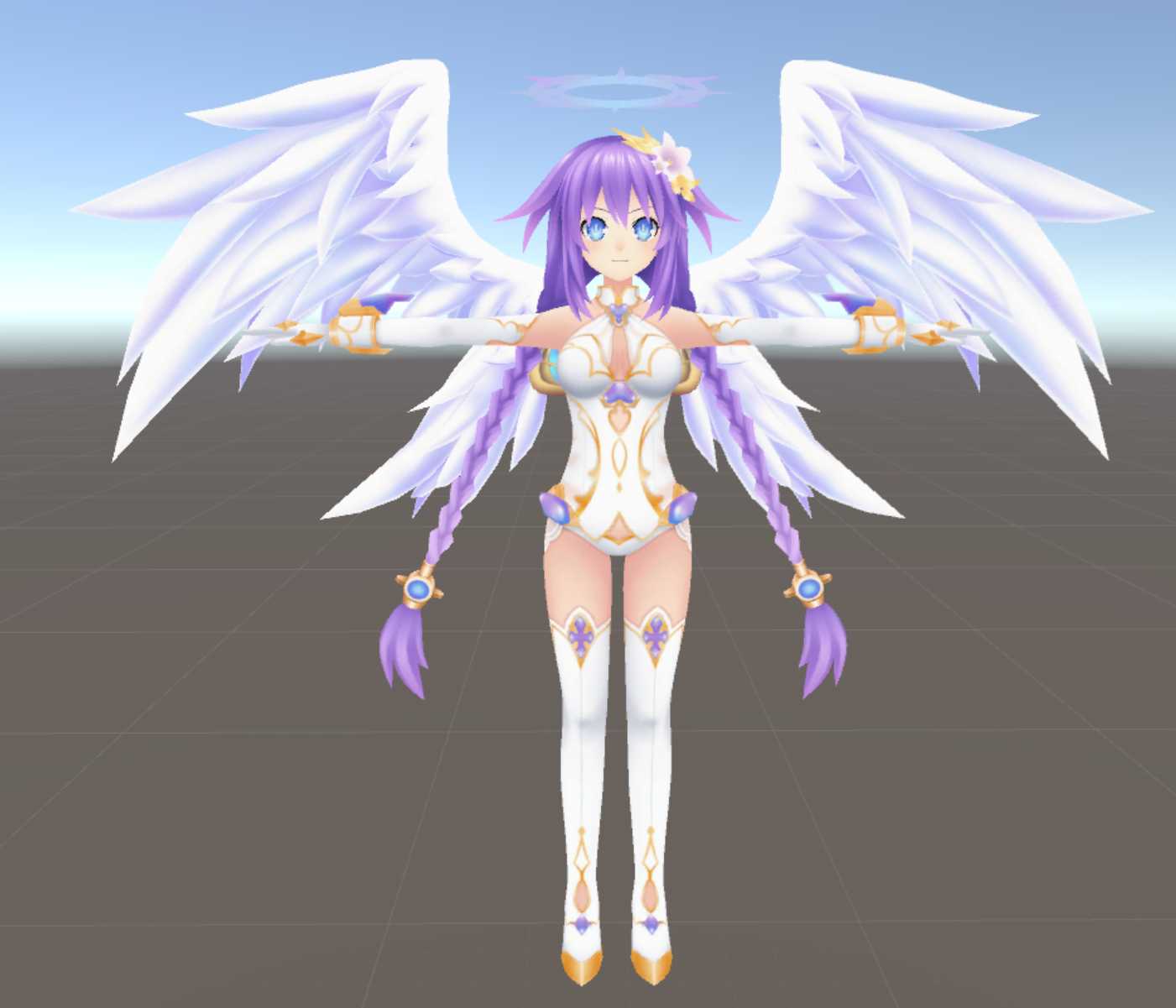 (24k) Angel Purple Heart