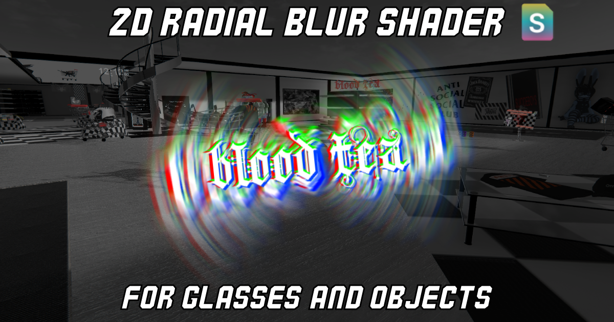 2D Radial Blur Shader