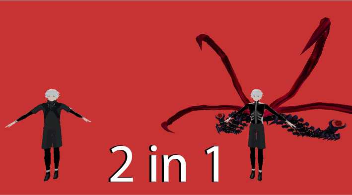 Kaneki With "Centipede" Kakuja (2 in 1)