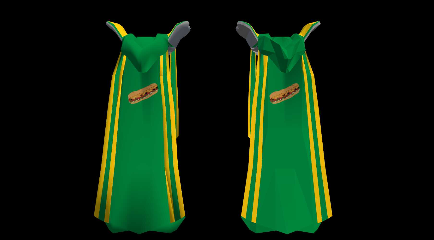 Runescape Skillcape v3 (Remeshed / Reweighted!)