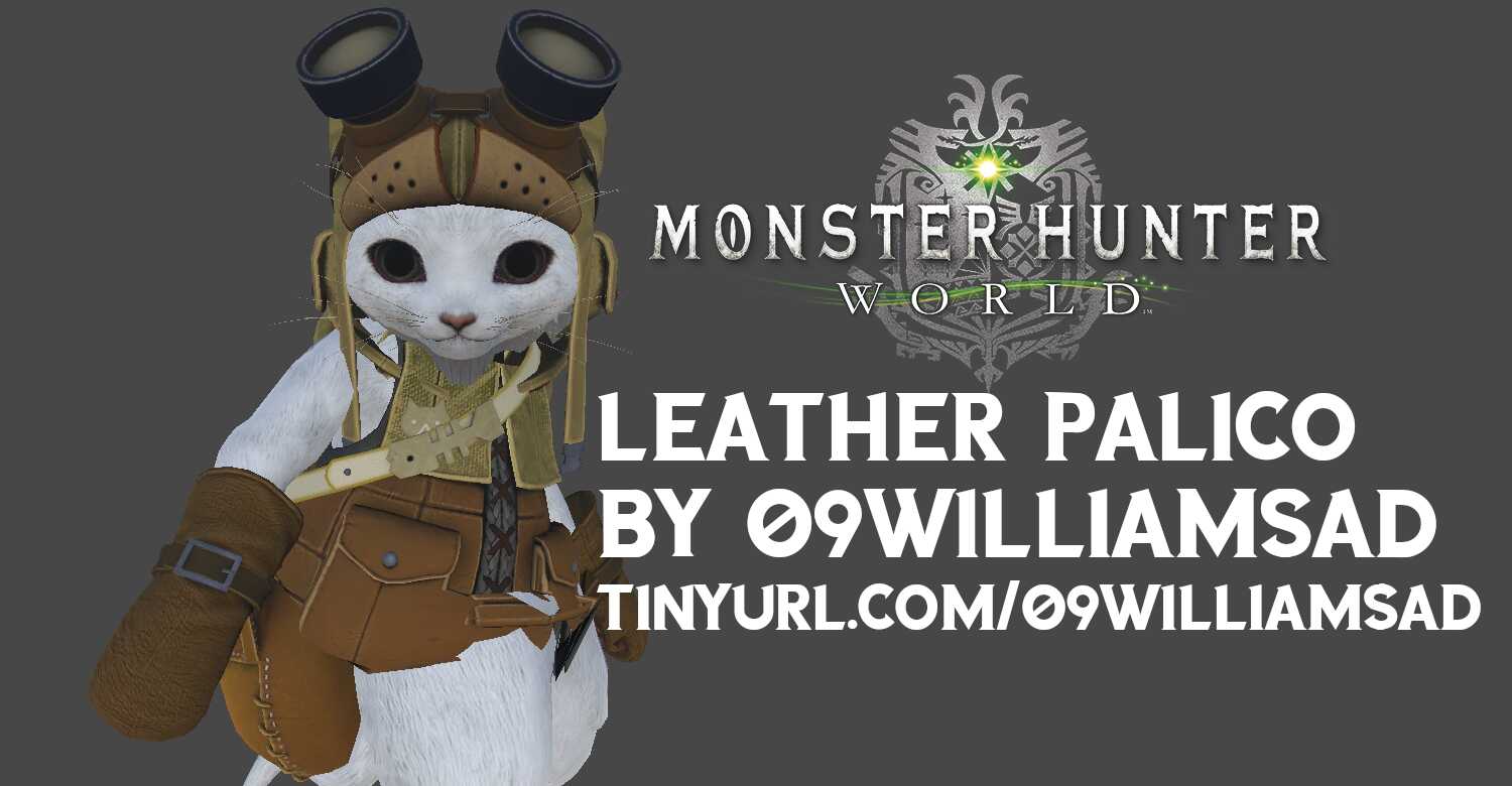 Palico Leather Armour - Monster Hunter World