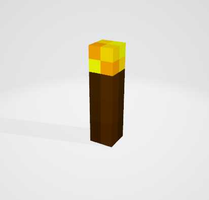 Just a Minecraft Torch