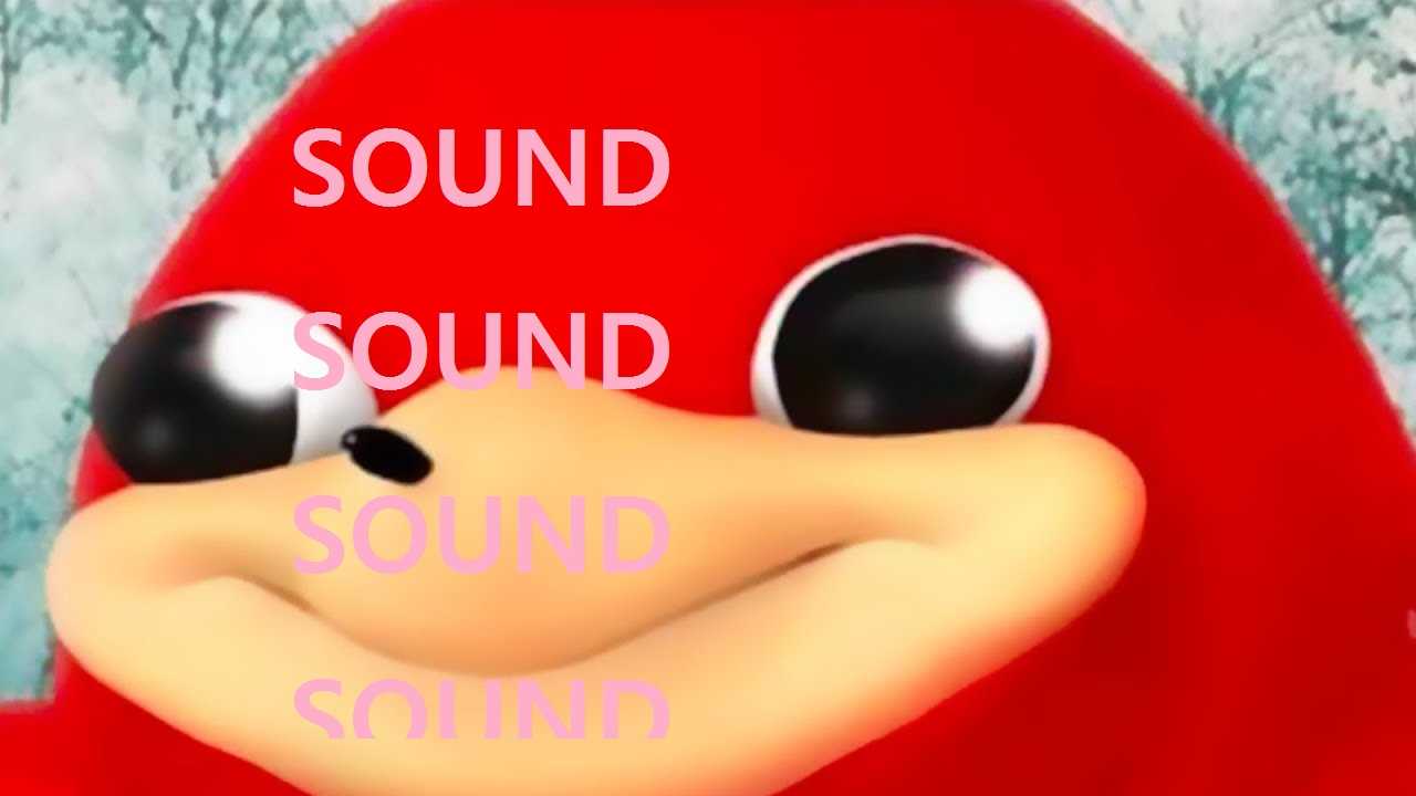 uganda knuckles sound