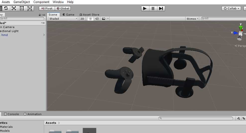 Oculus rift cv1 with touch controllers