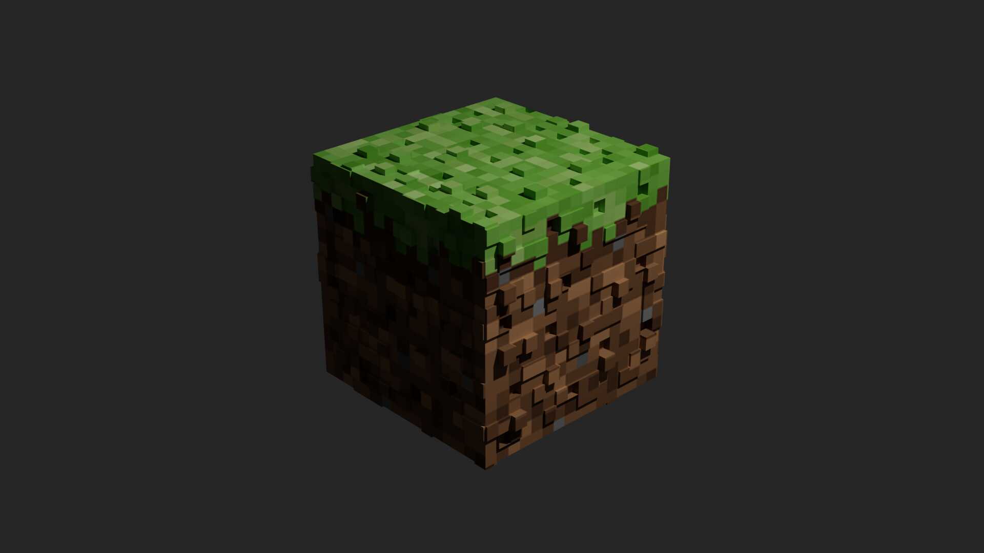 Minecraft 4K Grass Block