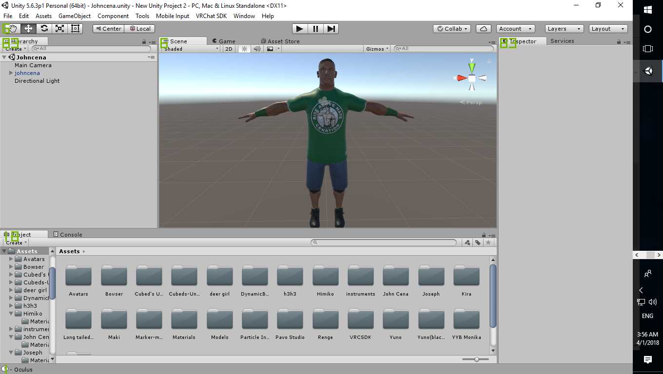 JOHN CENA (fully rigged)