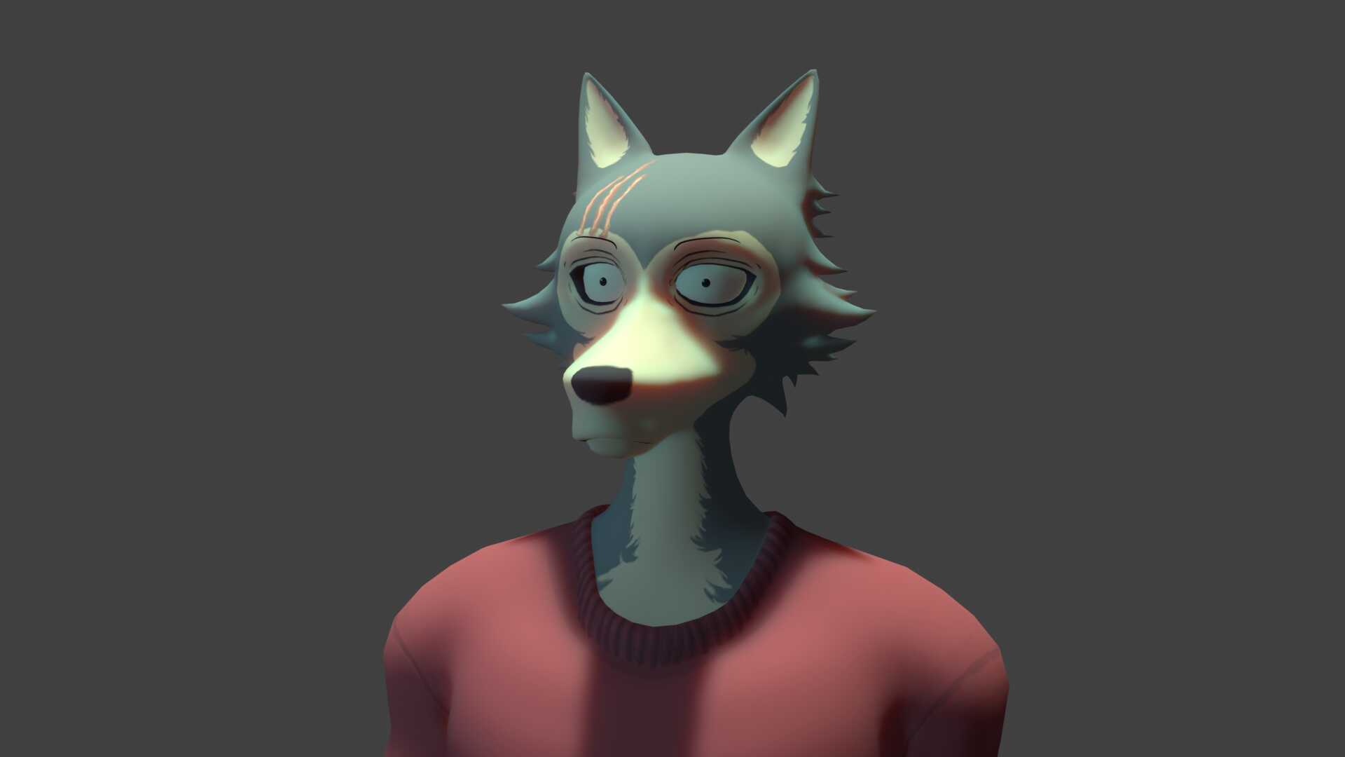 Legosi in a sweater