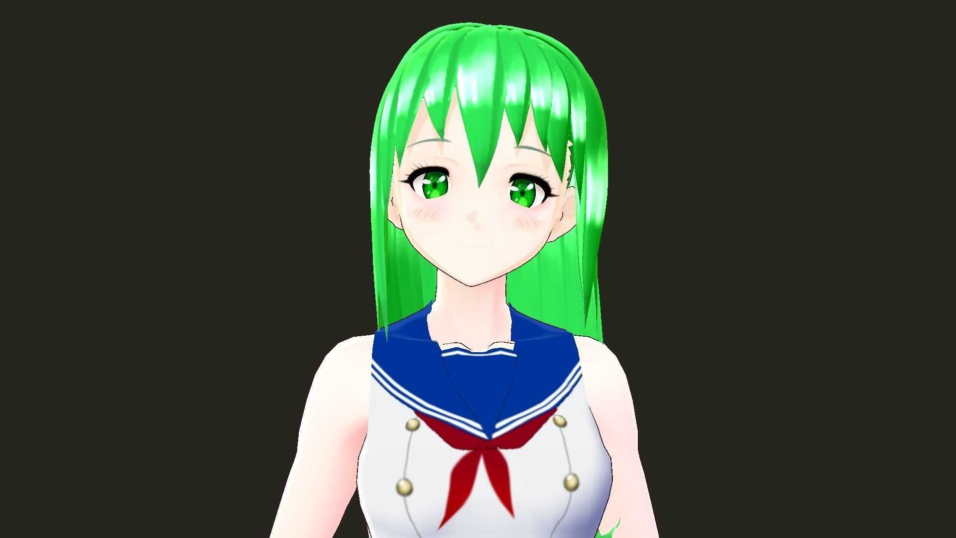 Rin (Eye-Tracking, Lip-Sync, Dynamic Bones, Facial Emotions, Full-Body Tracking)