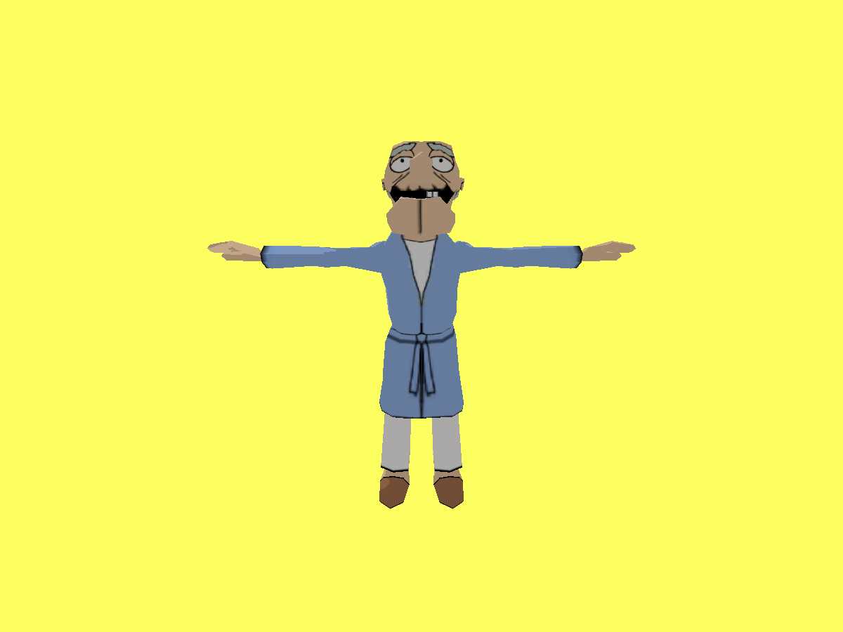Herbert The Pervert V2 - (WITH VISEMES!!!)  . . . and textures. 