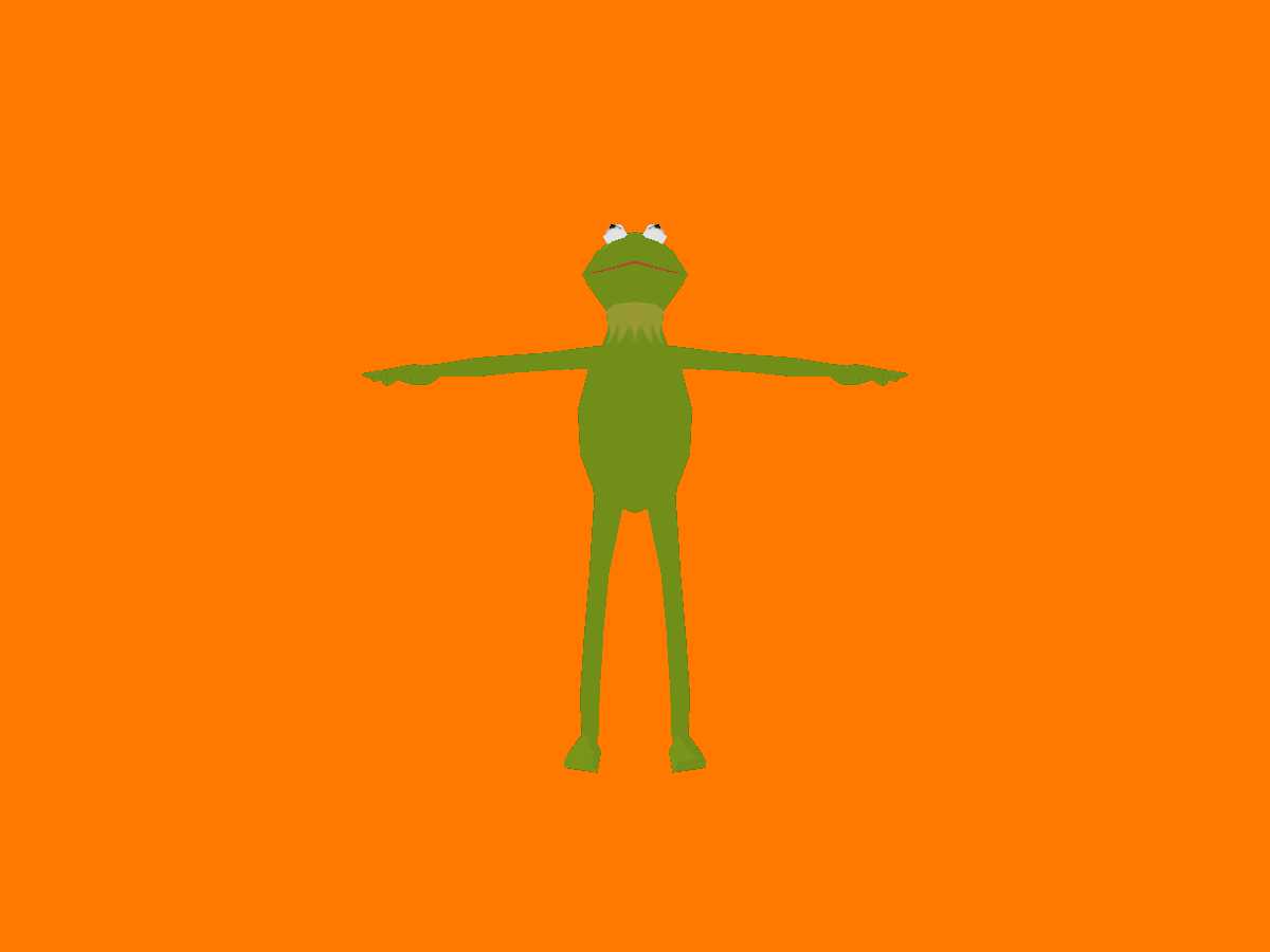 Low Poly Kermit - By Ballzy247