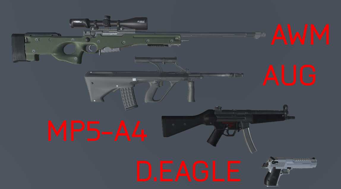 Weapon pack 2