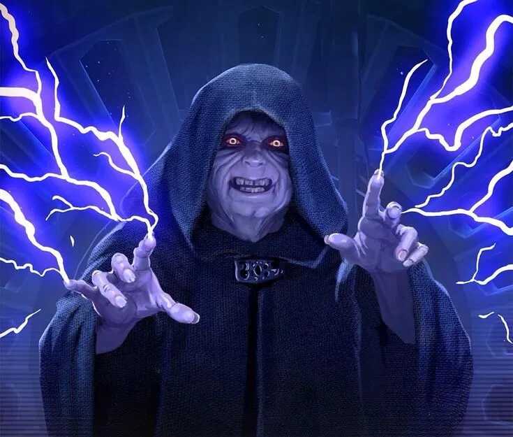 Emperor Palpatine (with lightsaber, lightning, and voice lines)