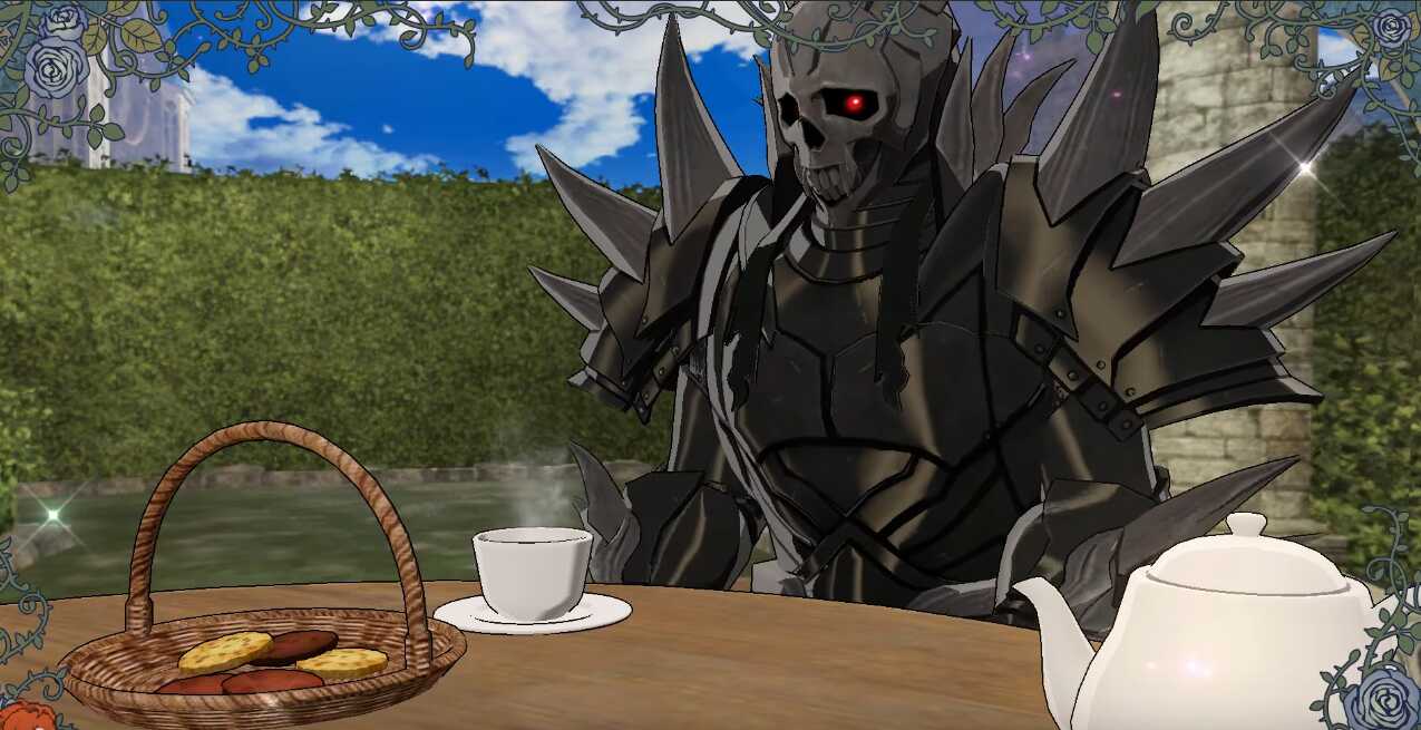 Death Knight (with tea cup and scythe)