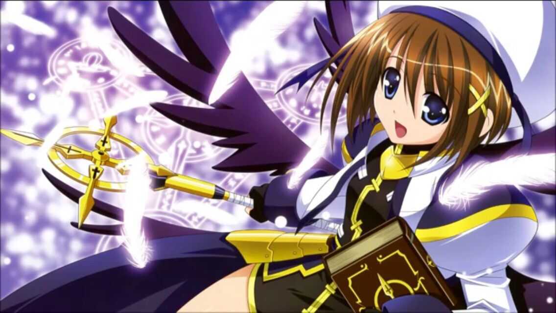 Hayate Yagami (90k poly) (Magical Girl Lyrical Nanoha) (with dynamic bones) (With spear and book)