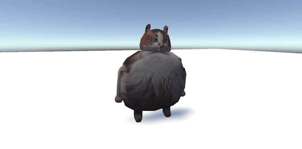 Loopcat 2.0 [1.8k polygon, lip-sync] (+normal-map)