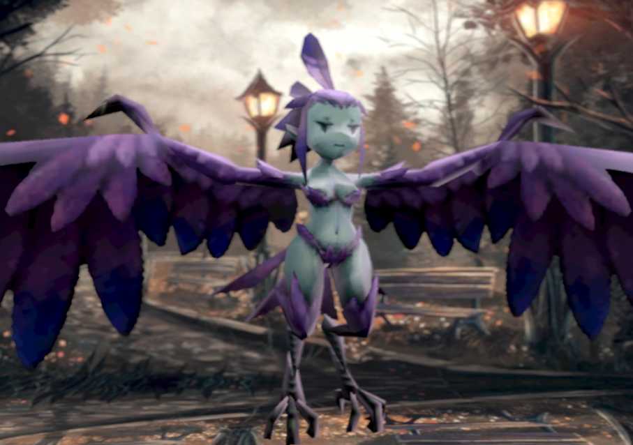 Harpy (bravely second) *flying and wiggles*