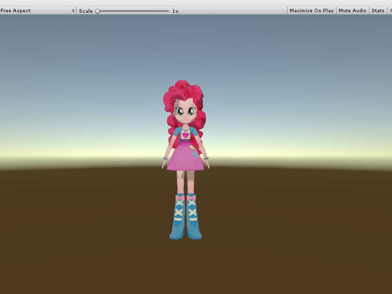 Pinkypie, human, full rig!