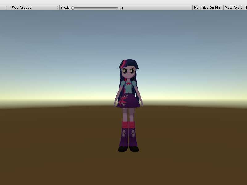Twilight Sparkle, human, fully rigged!