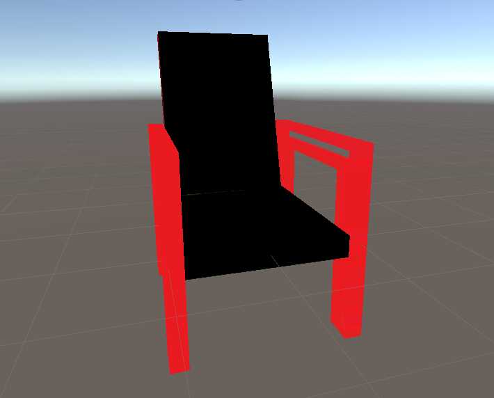 Weird low poly chair