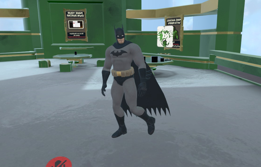 Batman with jiggle cape