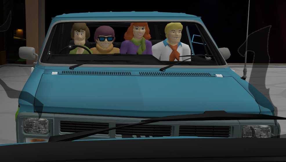 Scooby-Doo Character Set + Mystery Machine