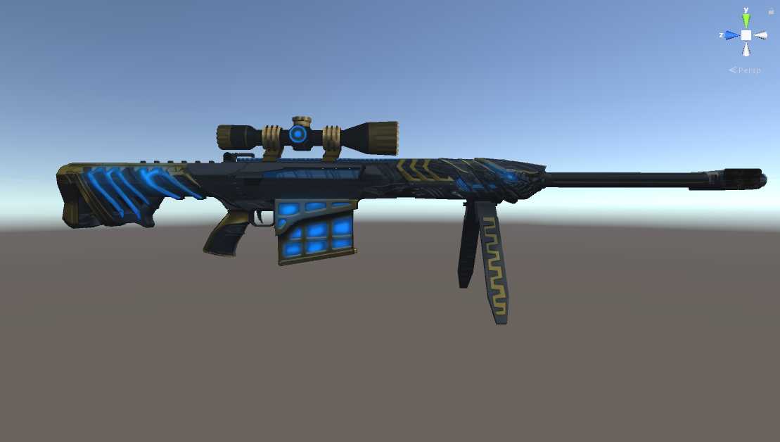 Crossfire Sniper + IDLE animation + Partilce shot effect + sound