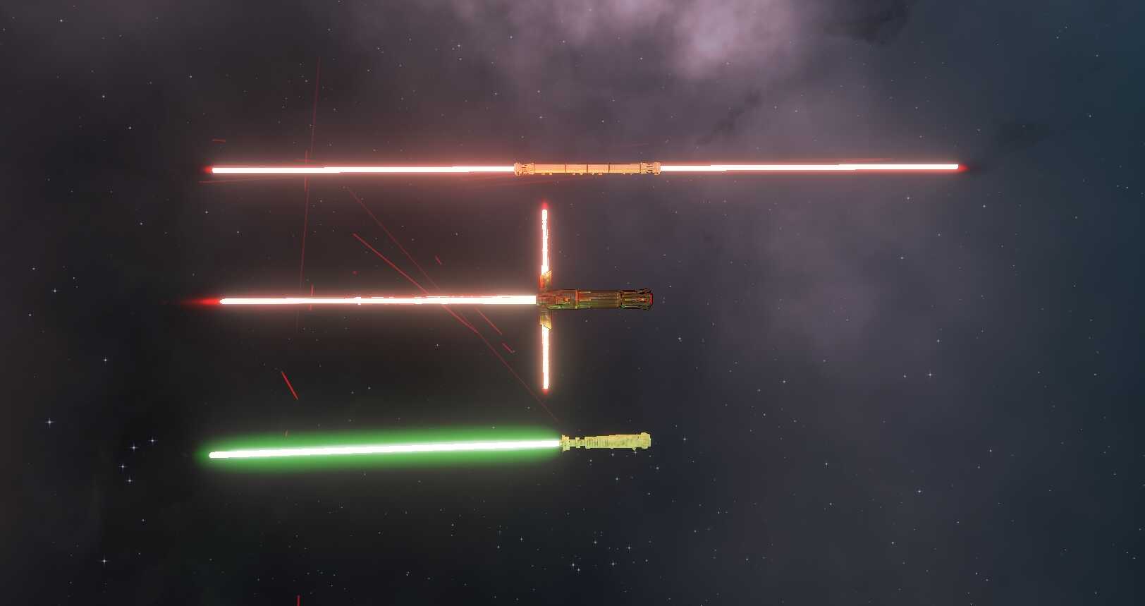 Star Wars - Light Saber Pack (Working Off and On animations with particles)