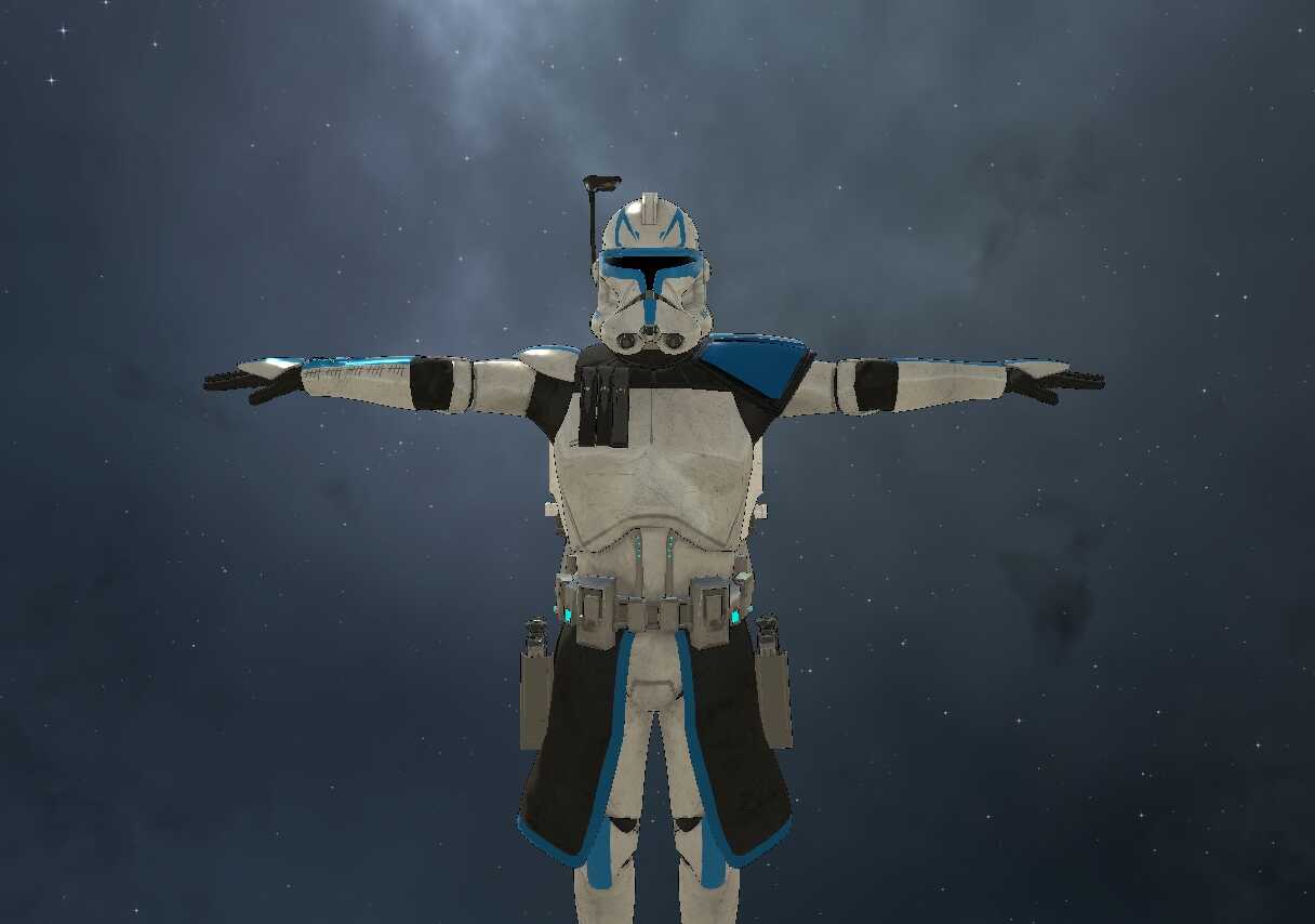 Star Wars - Captain Rex (Full Body, Animations, Dynamic Bones)