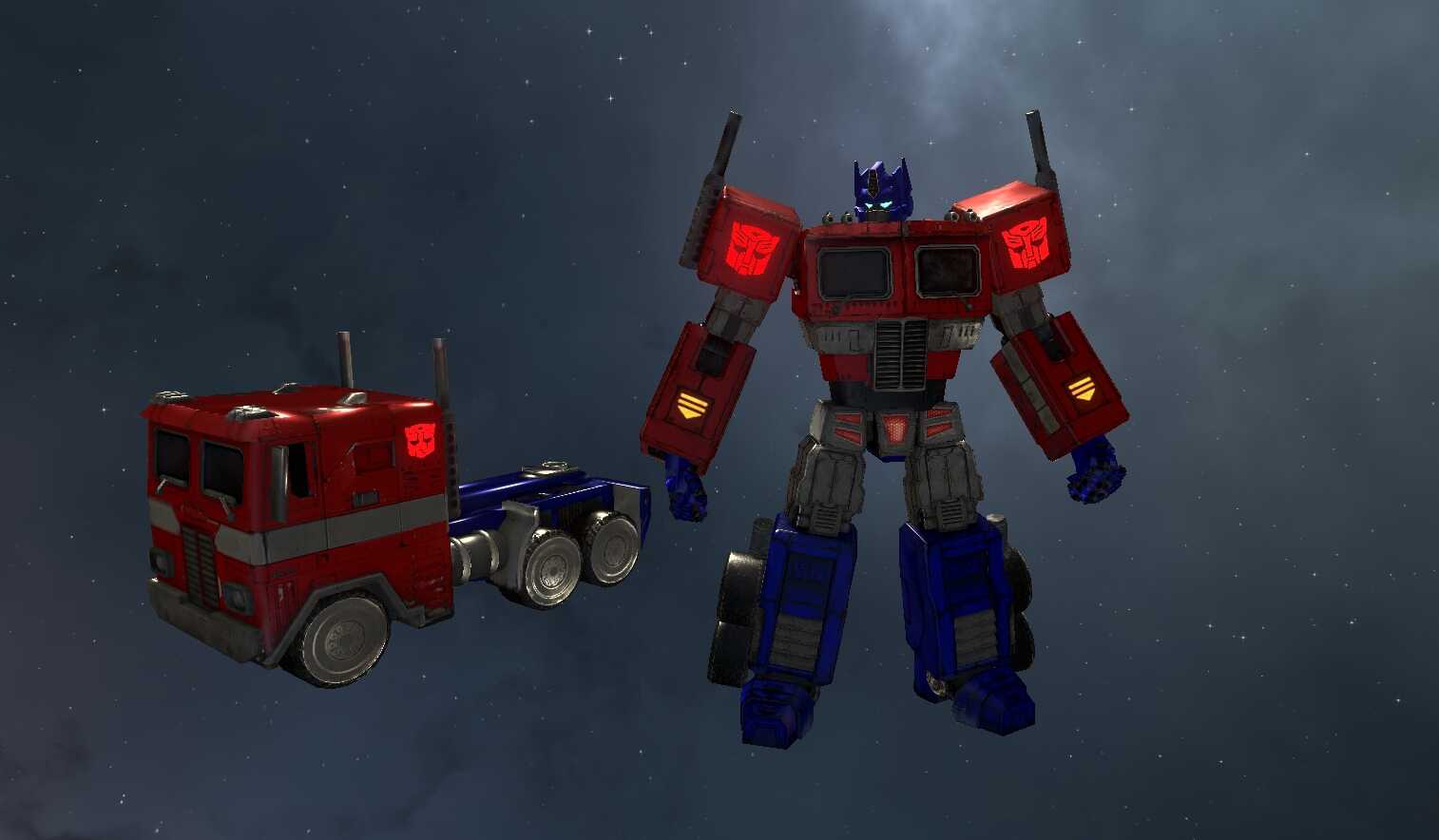 Transformers: Fall Of Cybertron - G1 Optimus Prime (Visemes, Full Body, 2 Textures, Emmission, Transformation, Avatar 3.0)