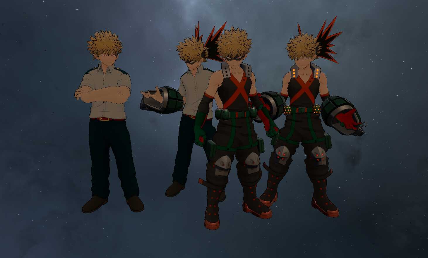 My Hero Academia - Katsuki Bakugo - Great Explosion Murder God Dynamite (FBT, 5 Toggles, 1 Tex, Dynamics, Eye Tracking)