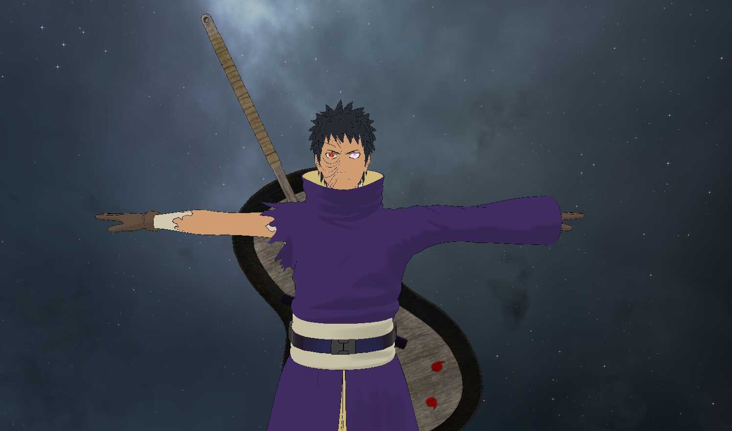 Naruto: Shinobi Striker - Obito Uchiha (Fullbody, 1 Texture, Weapon Toggle)