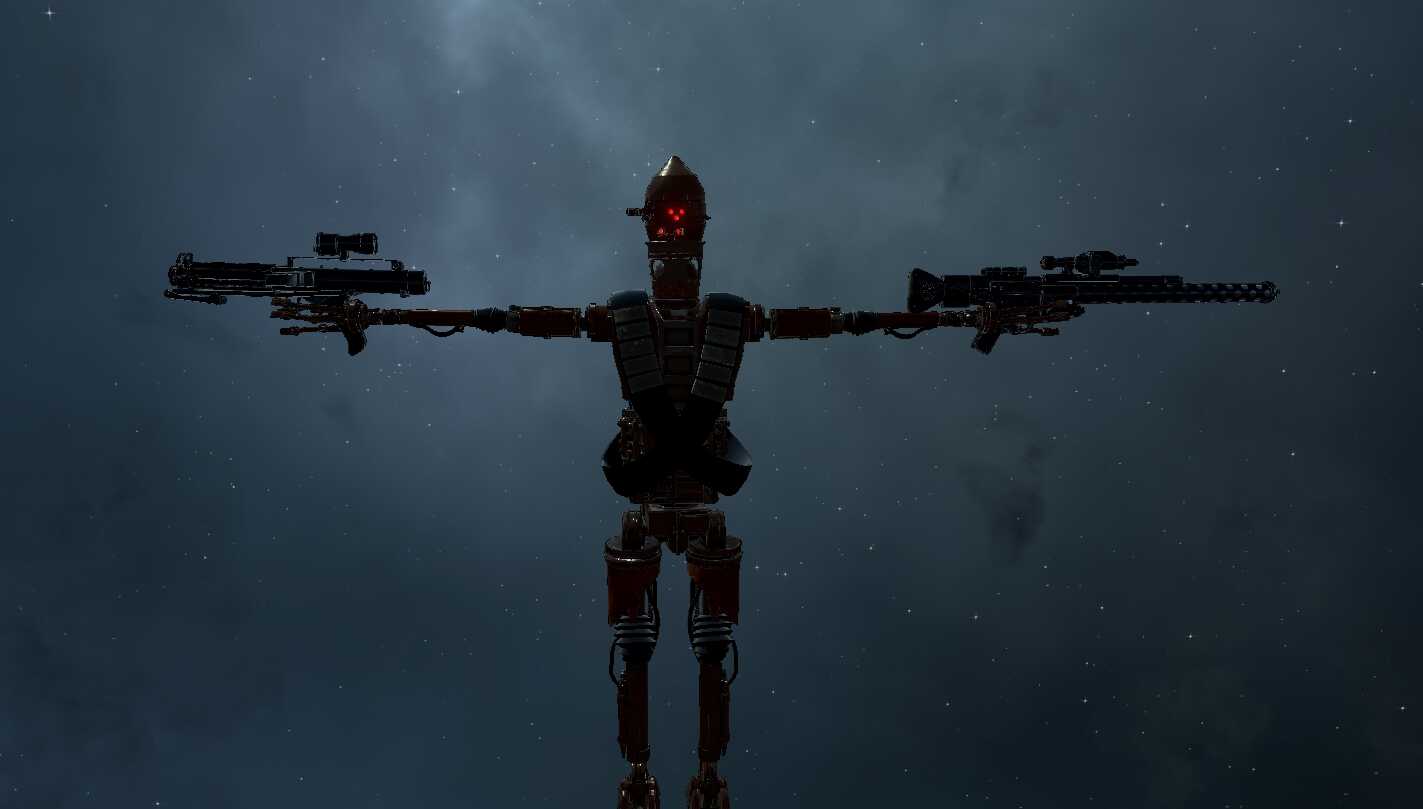 Star Wars: The Mandalorian - IG Droid (Full Body, Weapons )
